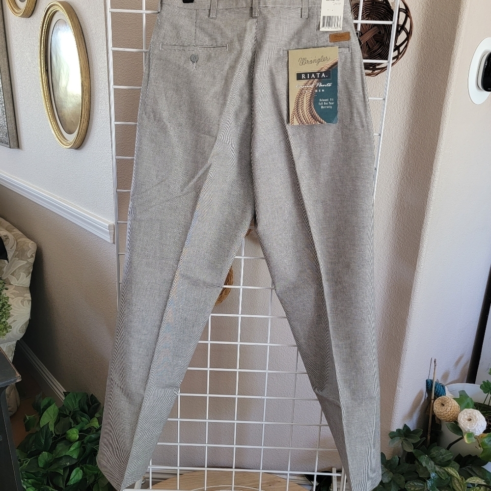 Wrangler Riata Mens Casual Dress Pant Sz 34x32 - Picture 6 of 8